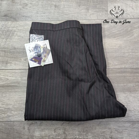 Kim Rogers Plus Size Signature Pin Striped Pants Size 16W - Picture 6 of 6